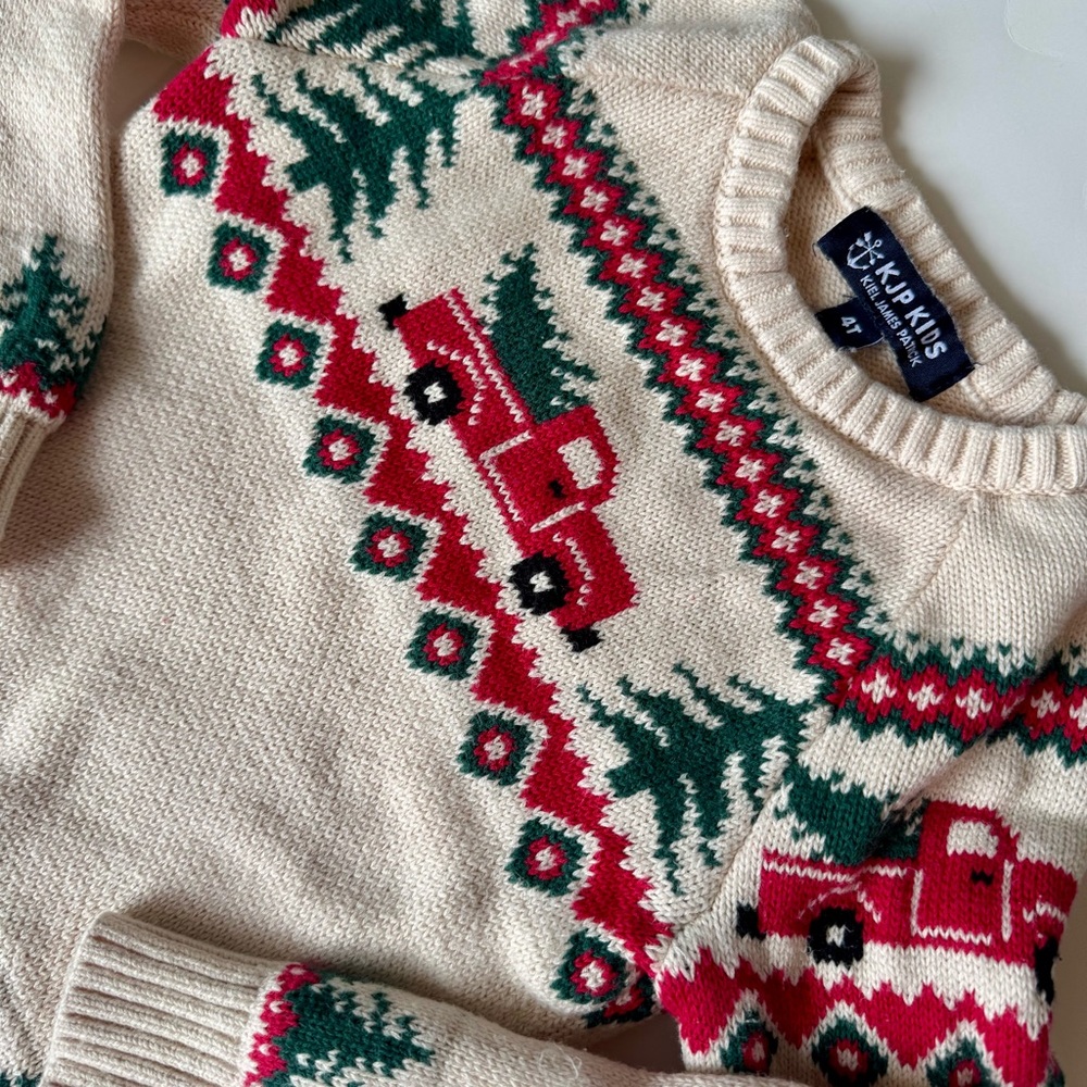 Kiel James Patrick - KJP Kids - Santa’s New Sleigh Sweater - 4T